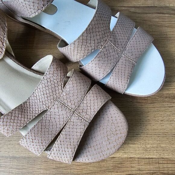 NEW WITHOUT BOX NATURALIZER N5 CONTOUR KAYE LEATHER UPPER BEIGE SANDALS 9.5 - Picture 5 of 13